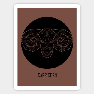 Capricorn - Geometric Astrology Sticker